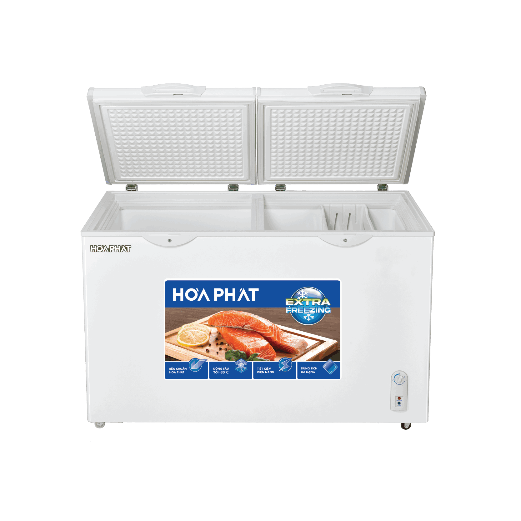 Tủ bảo quản 2 ngăn đông/mát Hòa Phát 274 lít HPF- BD6271